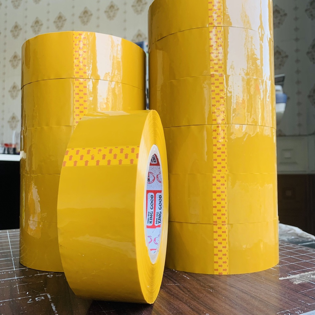 Combo 1 cây băng keo trong hoặc đục 100ya 6 cuộn 1,2kg