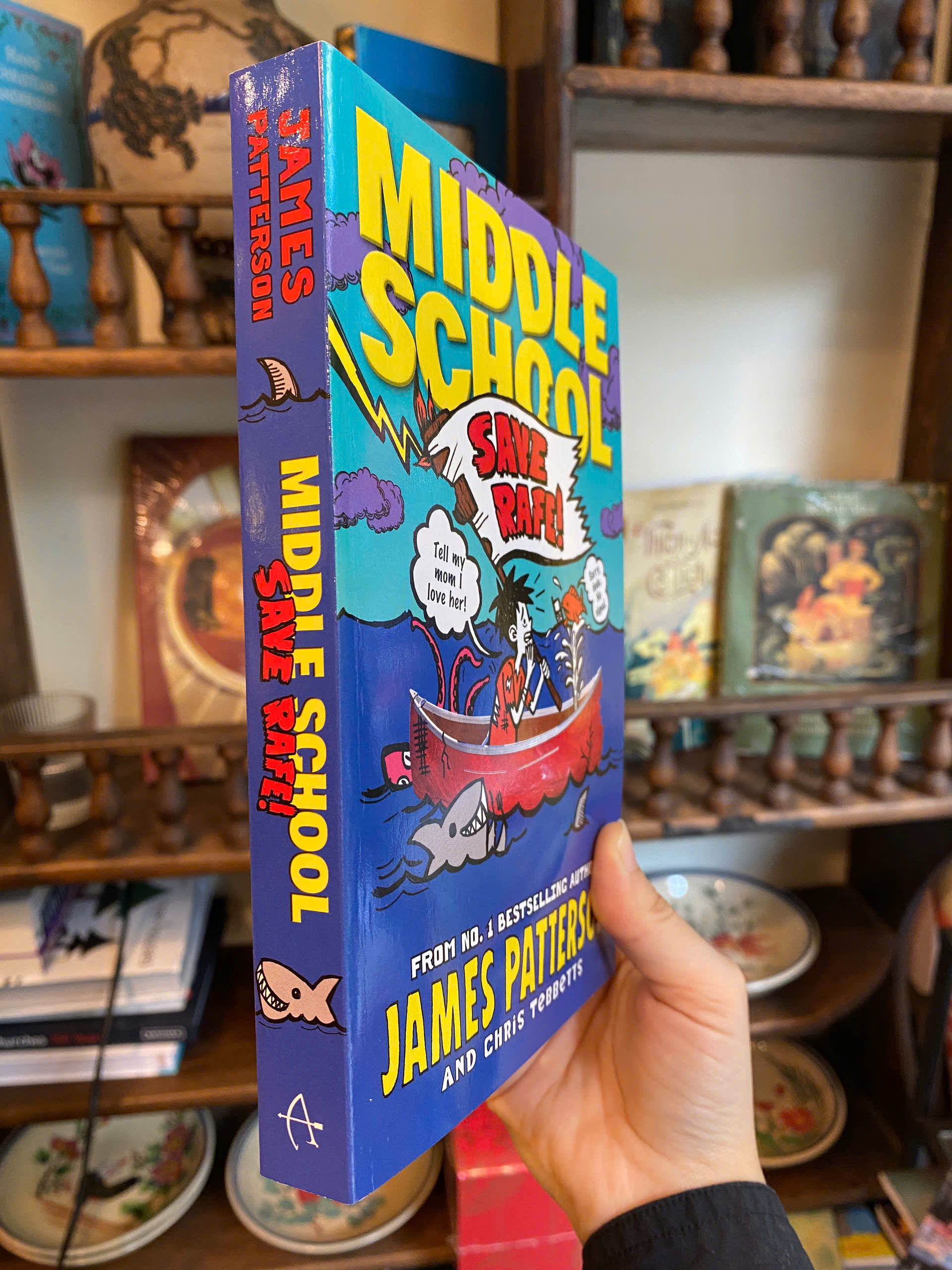 Sách - Middle School: Save Rafe by James Patterson -  Fiction/Humor book in English - Ngoại Văn