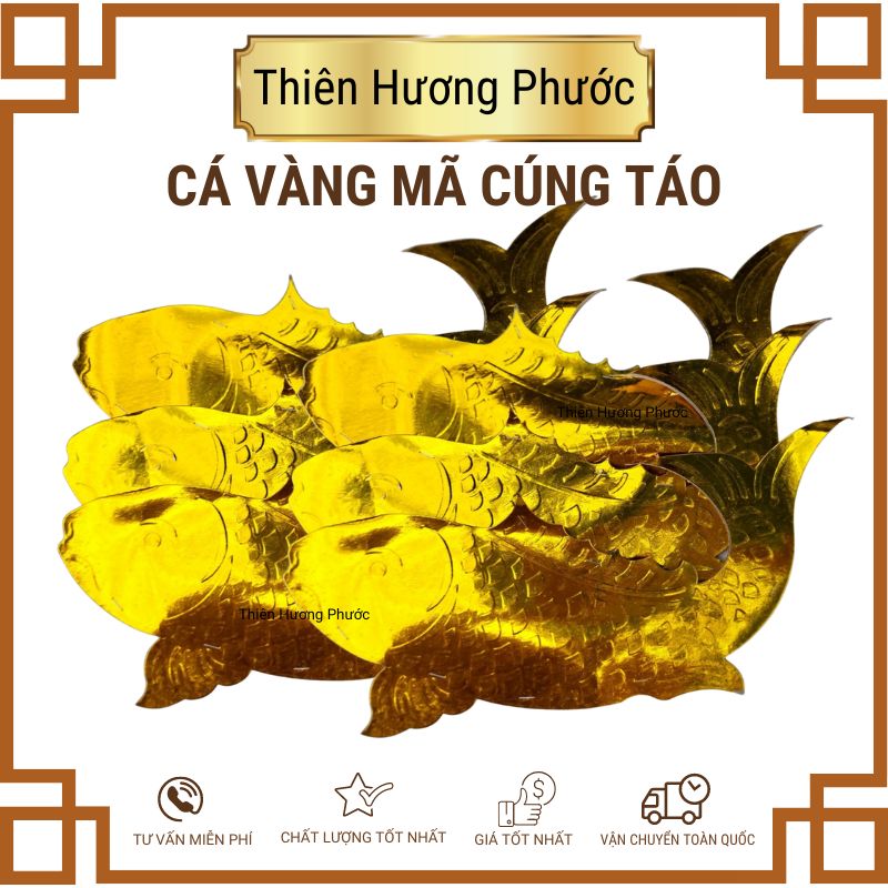 Cá vàng mã cúng Táo set 3con ngày 23 đưa ông táo về trời