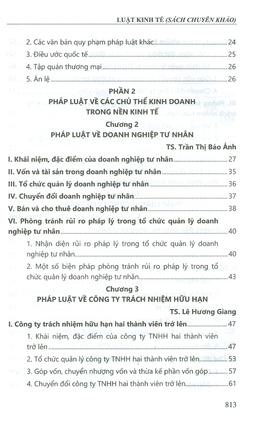 Luật Kinh Tế - Sách chuyên khảo