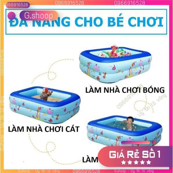 Bể bơi hơi cho bé loại dày dặn kích thước 1m2 - 1m5 S1975