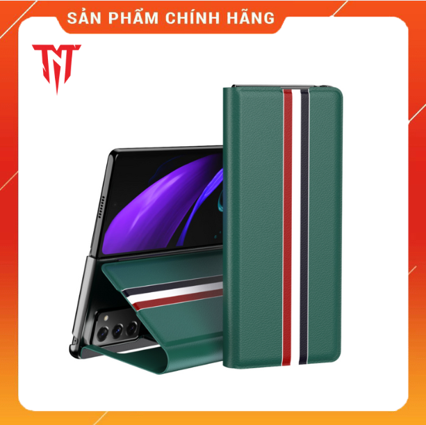 Bao Da Điện Thoại Nắp Gập Cho điện thoại Samsung Galaxy Z Fold 3 - Hàng nhập khẩu