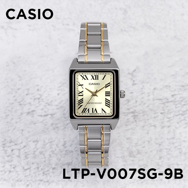 Đồng Hồ Casio Nữ LTP-V007SG-9BUDF Dây Kim Loại - Mặt Số La Mã - Chống Nước