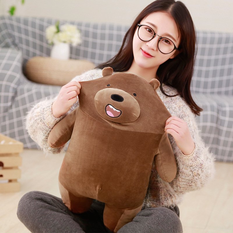 Gấu bông anh em nhà gấu We Bare Bears dạng đứng siêu mềm (20cm---&gt;40cm) vải miniso mềm mại êm ái, hàng xịn cao cấp an toàn cho trẻ nhỏ