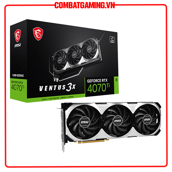 Card Màn Hình MSI RTX 4070 Ti Ventus 3X - Hàng Chính Hãng