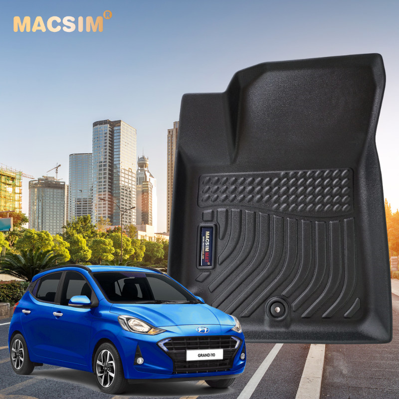 Thảm lót sàn xe Hyundai i10 2022+ nhãn hiệu Macsim chất liệu tpe