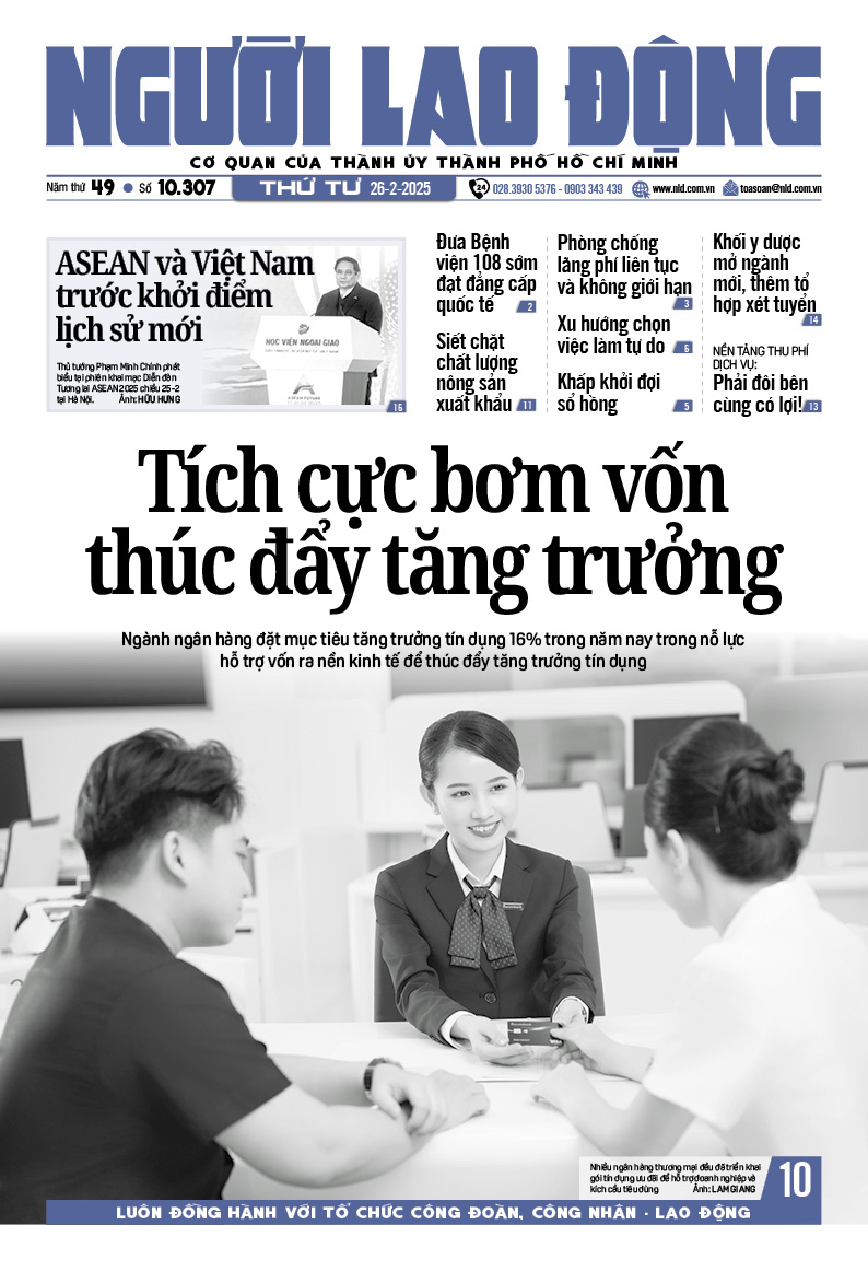 Nhật báo Người Lao Động từ ngày 24-02-2025 đến 02-03-2025
