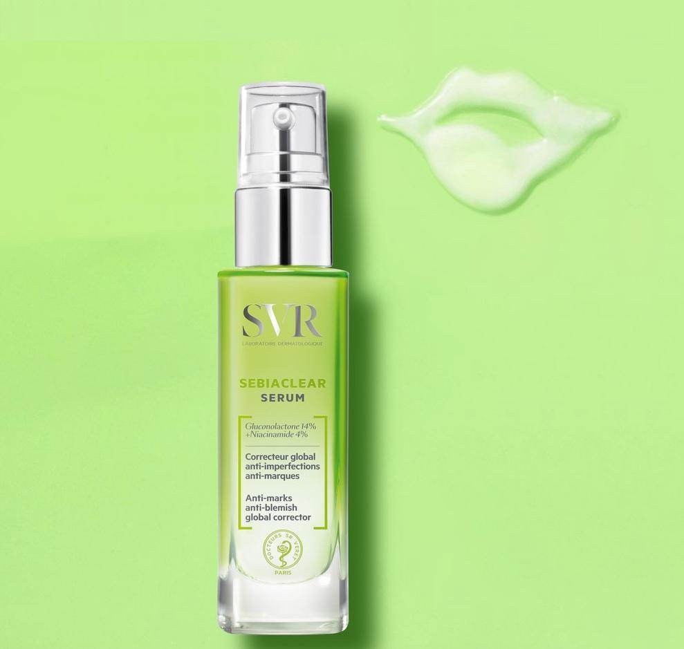 Serum SVR Sebiaclear Serum Giảm Mụn, Thông Thoáng Lỗ Chân Lông, Làm Mềm Mịn Da 30ml
