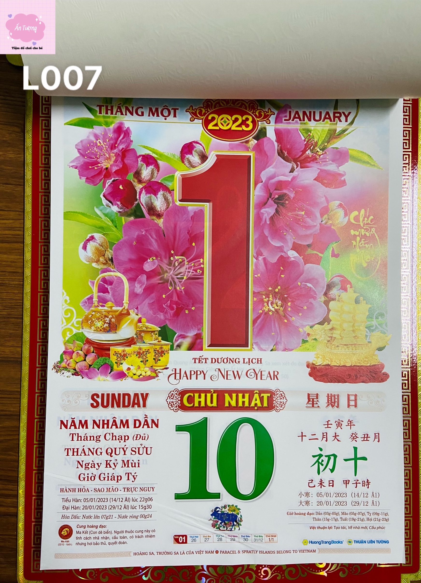 Bộ lịch Giáp Thìn 2024 - Lịch Bloc Siêu Cực Đại - chủ đề " Phong Cảnh Việt Nam"