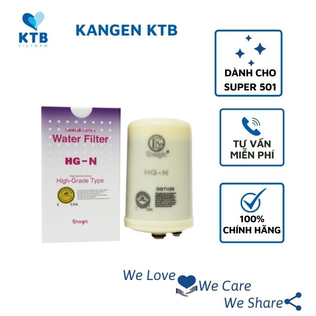 Bộ lọc trong HG - N dành cho máy Super 501- Hàng chính hãng- KANGEN KTB VN