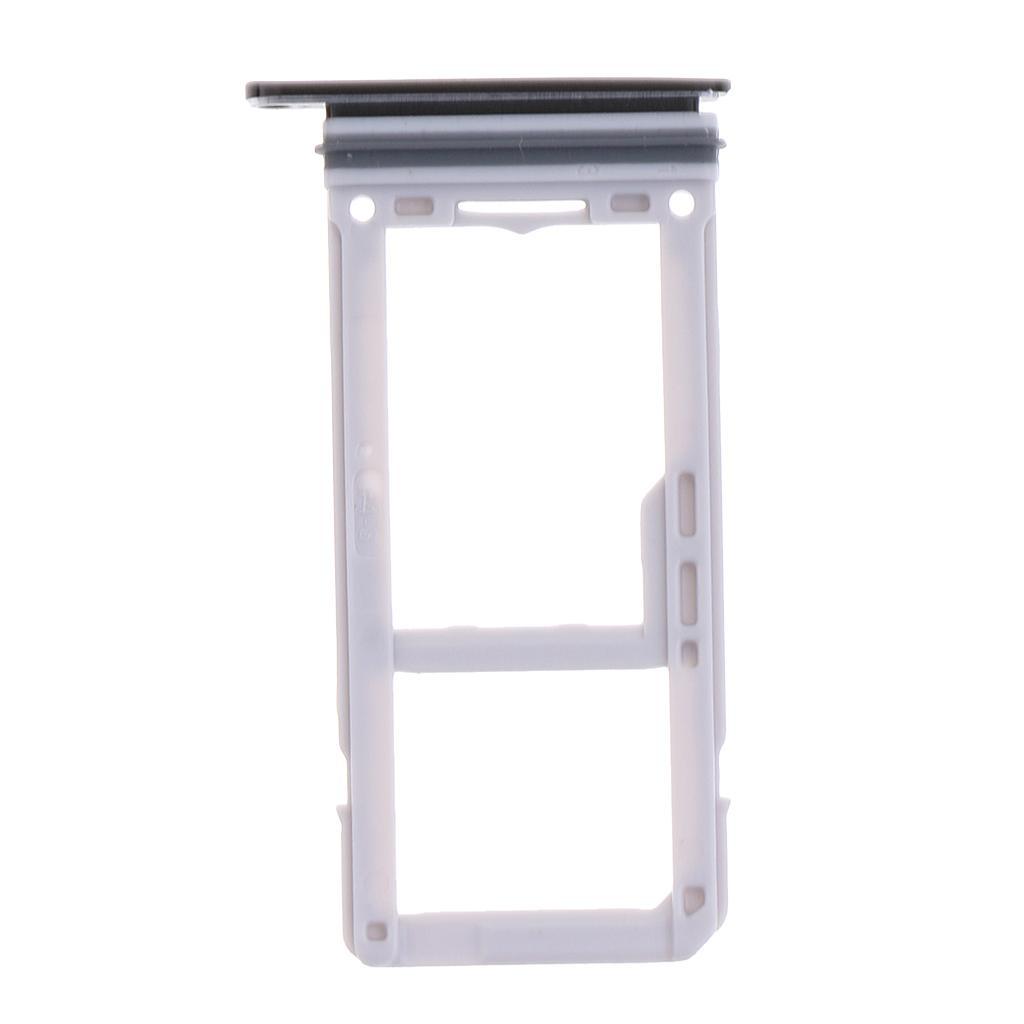 Double  Holder Slot Tray Repair For  S8 S8 Plus Black