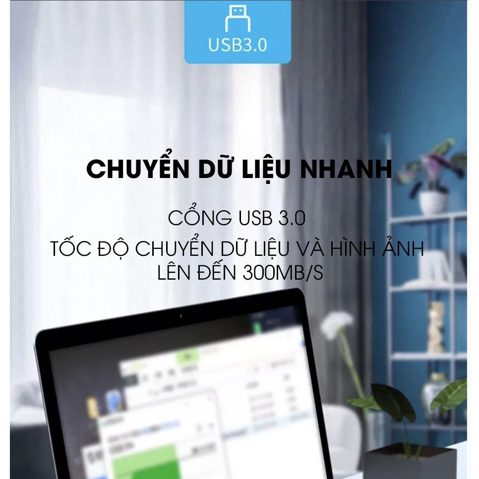 Bộ Hub Dual Docking đôi chuyển đổi 7 cổng USB-C/ Type C Station NIKKO Hàng Chính Hãng