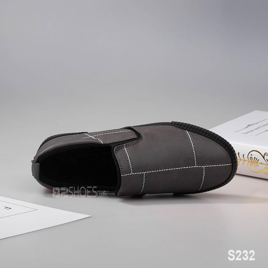  Giày lười nam - Slip on nam da - Mã S232