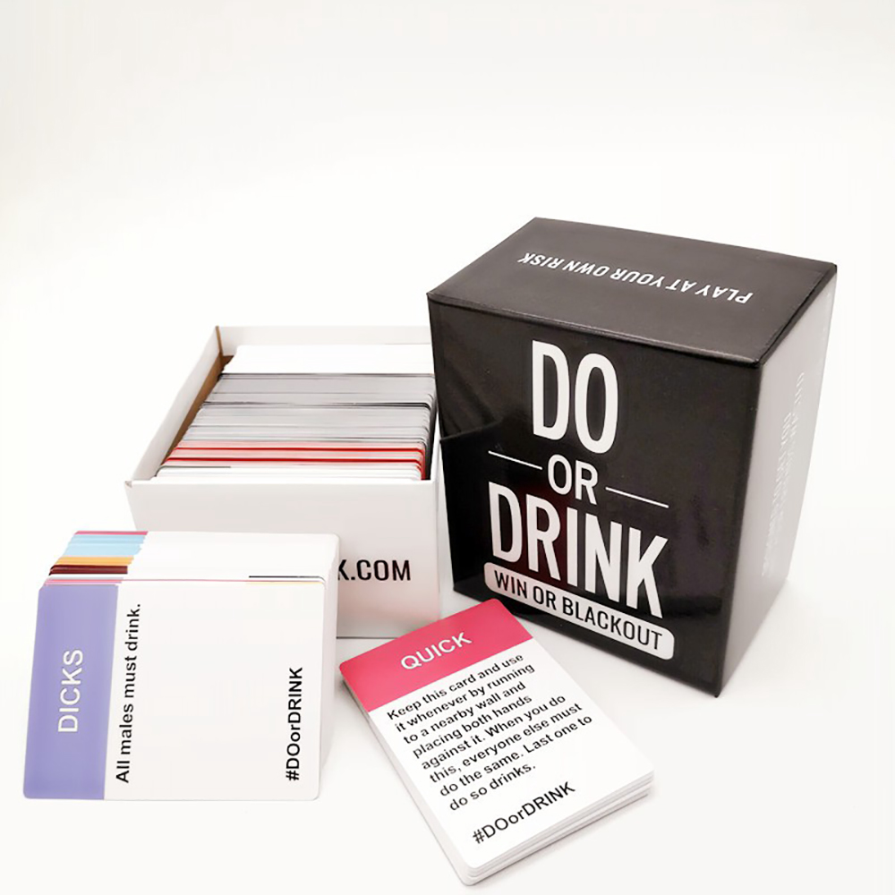 Bộ Bài Drinking Game Do Or Drink Phiên Bản Tiếng Anh Dành Cho Buổi Tụ Tập Bạn Bè