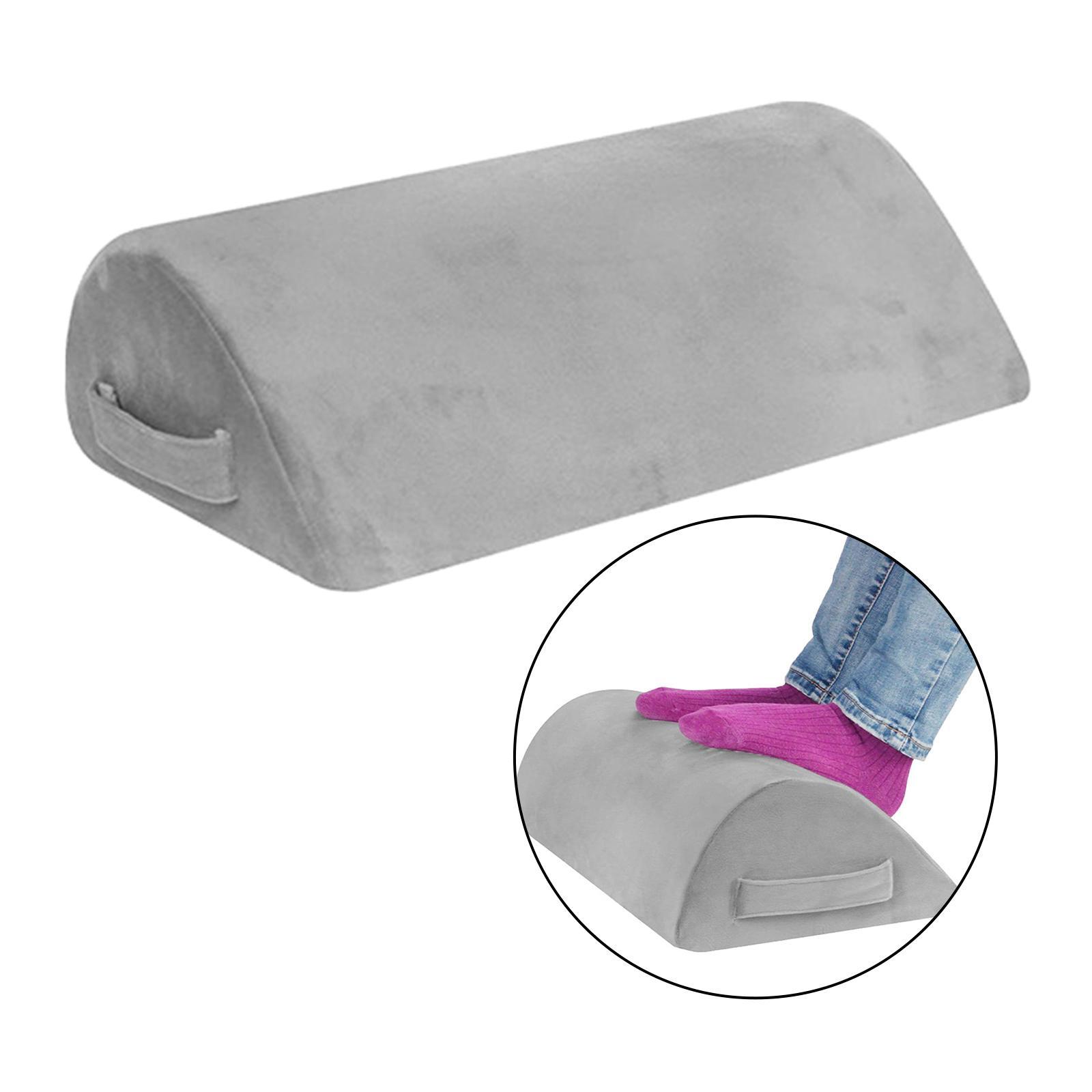 Foot Rest for under Desk at Work ,Foot Rest Cushion Portable ,Soft ,Feet Support Leg Pillow Knee Support Cushion Pillow for Office Study Travel