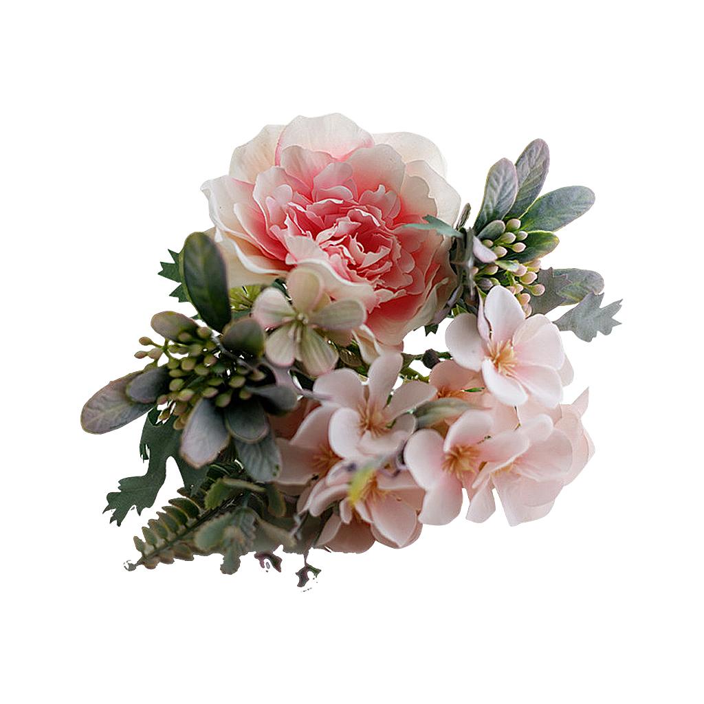 Artificial Rose Bouquet Silk Fake Flowers Leaf Party Home Decor
