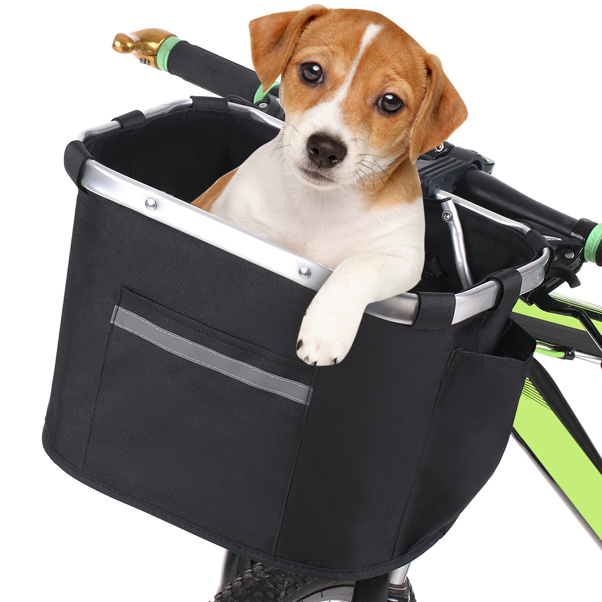Giỏ Đựng Đồ Gắn Ghi Đông Xe Đạp Chống Nước Có Thể Tháo Rời