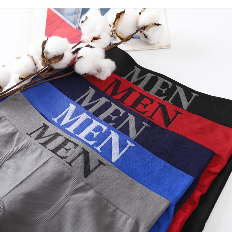 Combo 5 quần lót nam MEN - Sịp Boxer Cotton mềm mịn co giãn 4 chiều