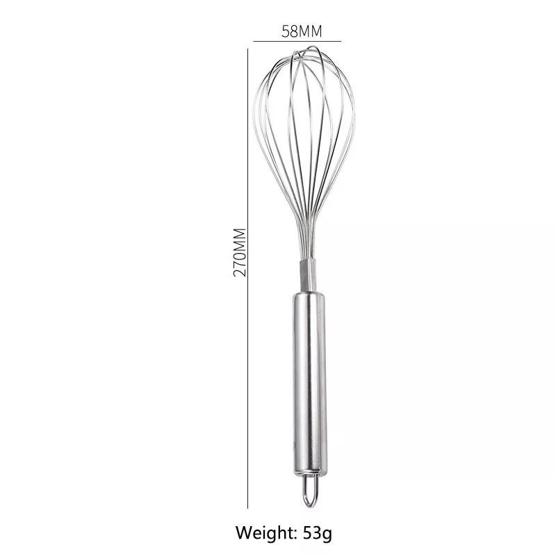 Dụng cụ đánh trứng inox 25cm
