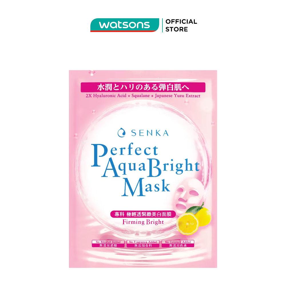 Mặt Nạ Senka Perfect Aqua Bright Mask Firming Bright 21g