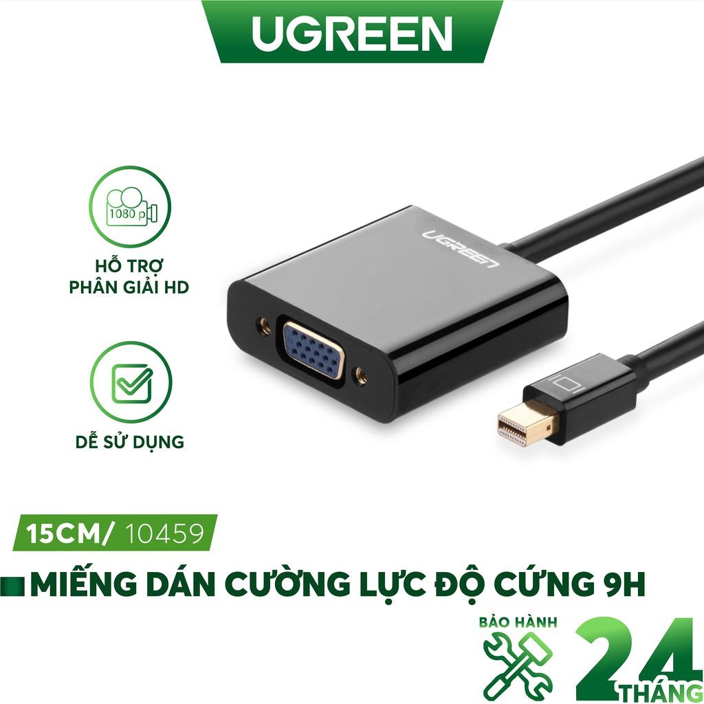 Cáp Mini Displayport To VGA Chính Hãng Ugreen 10458 Full HD MD113- Hàng chính hãng