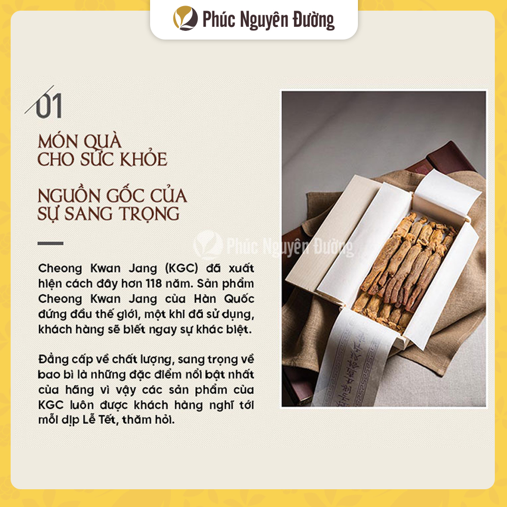 Thực Phẩm Chức Năng Lương SâmGood 40 150g/12 Củ - CKJ Korean Red Ginseng Root - Good 40PCS 150g