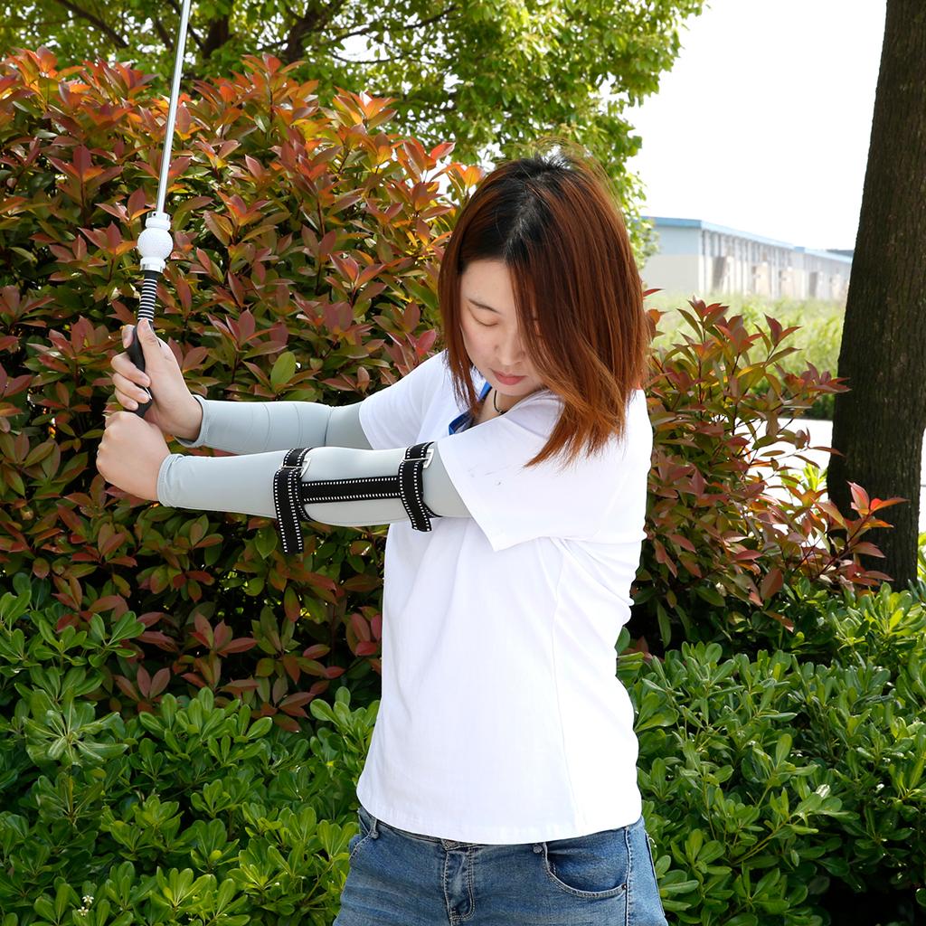Golf Beginner Swing Practice Equipment Training Aid- Golf Elbow Brace Guard