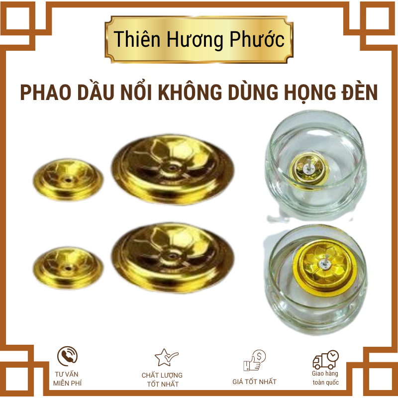 Phao dầu nổi không dùng họng đèn 7cm