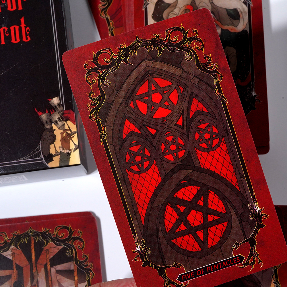 Bộ Bài Horror Tarot 78 Lá Bài Tặng Đá Thanh Tẩy