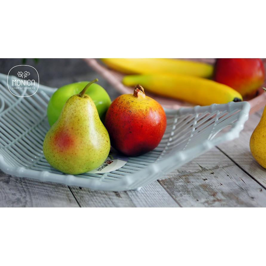 Rổ Thuyền Đựng Trái Cây Lúa Mạch Sang Trọng