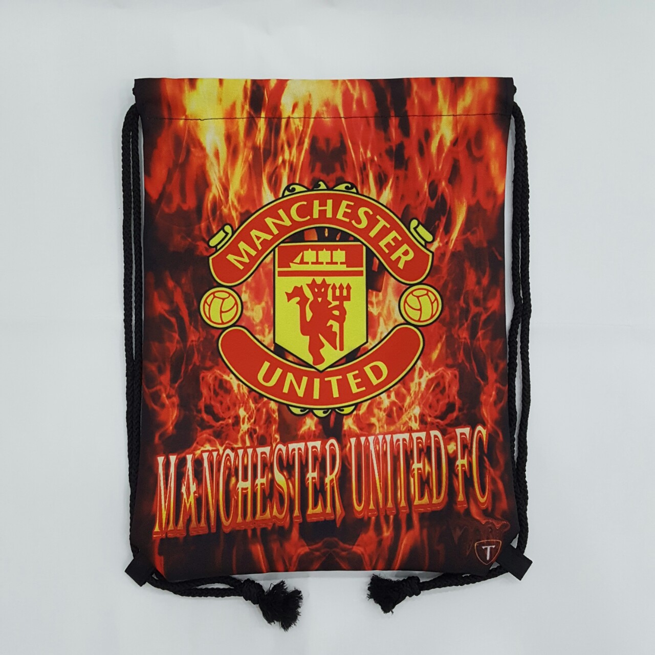 Balo dây rút Football TROY FB in logo câu lạc bộ bóng đá MU Manchester United