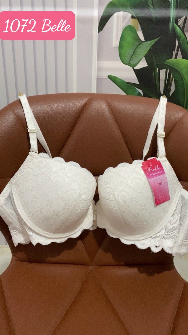 Áo Lót Nữ Mút Mỏng Ren Có Gọng Cài Trước Belle 1072 – Gợi Cảm, Tôn Dáng