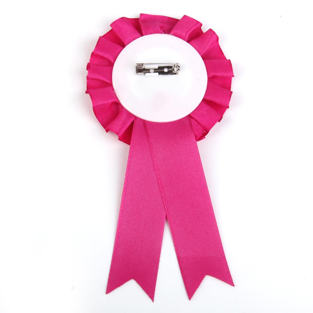 Hen Party Award Ribbon Badge Party Favor Hot Pink