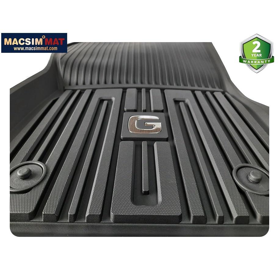 Thảm lót sàn xe ô tô Mercedes ML 2012-2015 Nhãn hiệu Macsim chất liệu nhựa TPE 3W đúc khuôn cao cấp - màu đen
