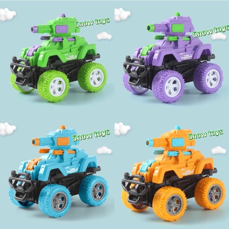 Đồ chơi trẻ em ô tô xe tăng biến hình phát triển trí tuệ vận động cho bé JUMICO - Xe tăng xe ô tô đa dạng màu sắc