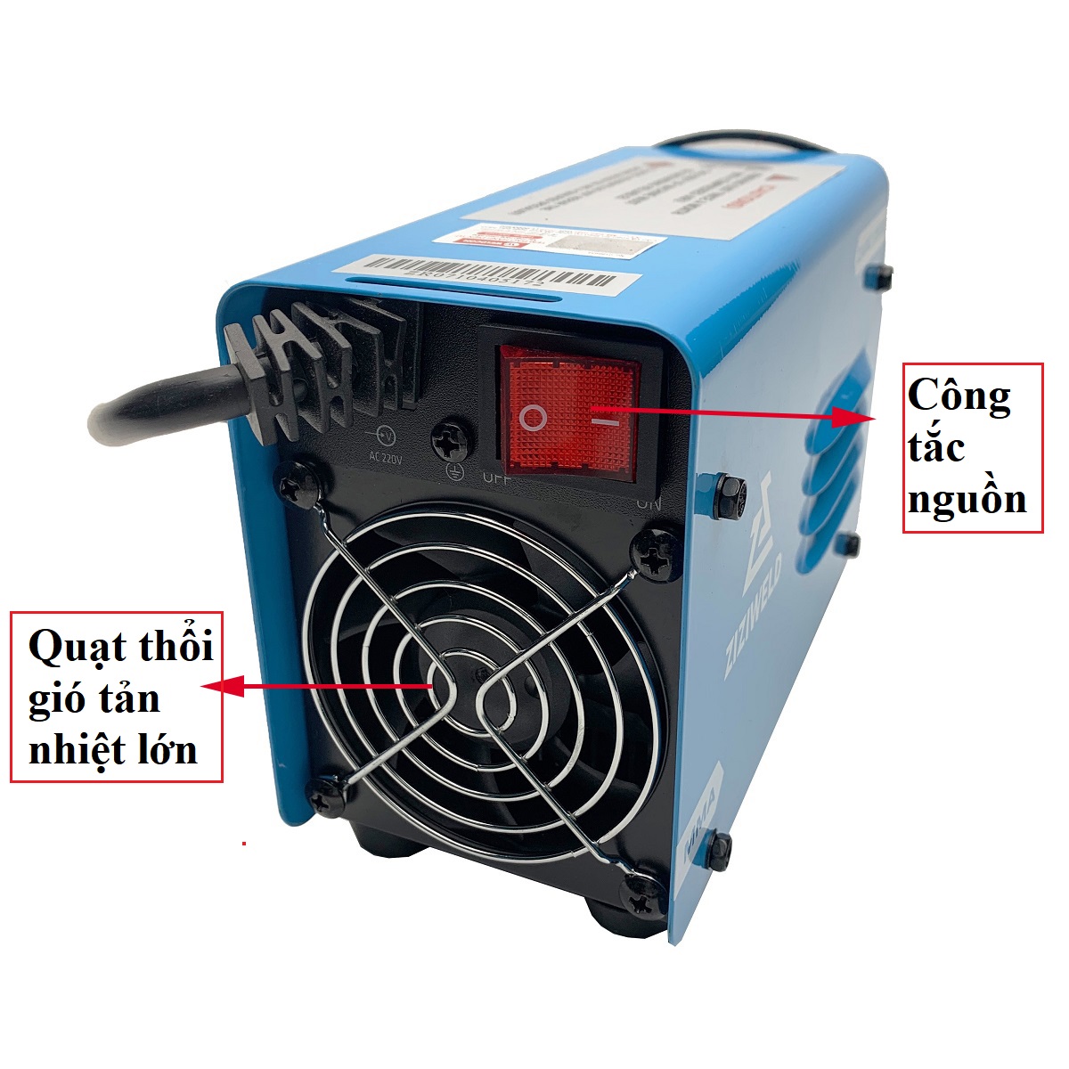 Máy hàn que điện tử Ziziweld Zarc 2500