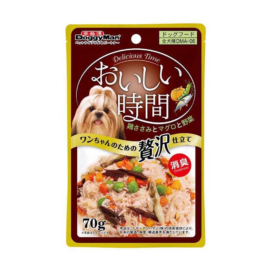 Pate cho chó DoggyMan thịt gà mix cá ngừ cá thu và rau củ