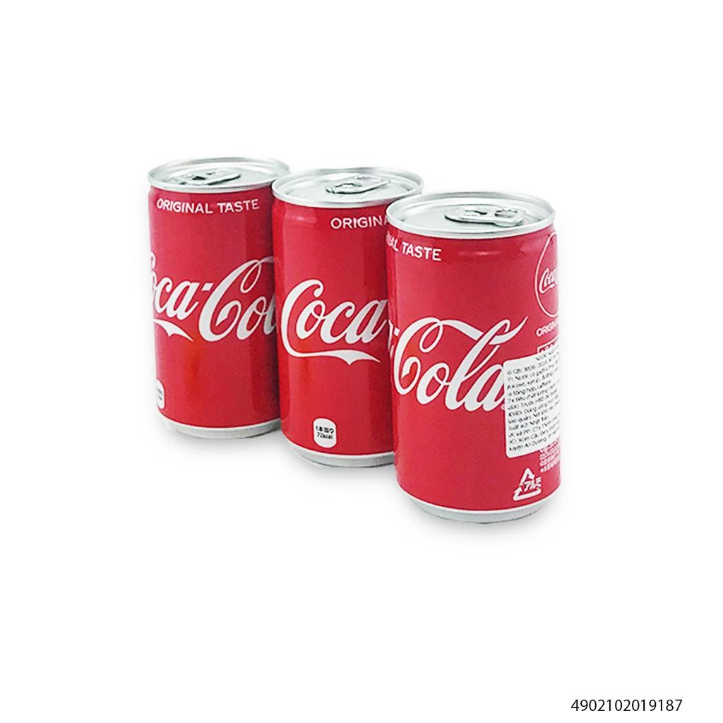 Coca Cola lon mini 160ml - hàng nội địa Nhật Bản