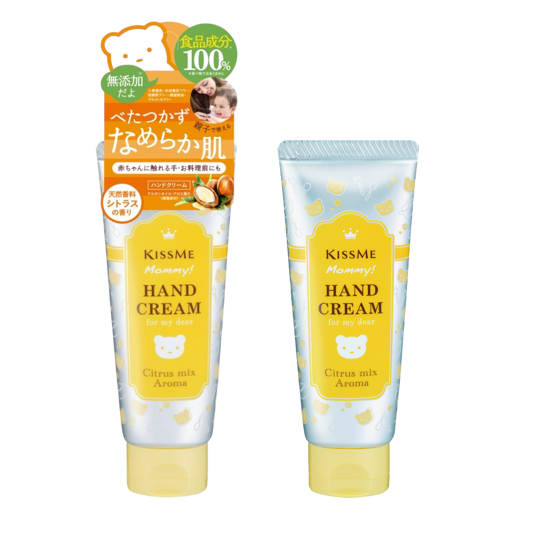 Kem Dưỡng Da Tay Cấp Ẩm Hương Cam Chanh Dành Cho Bé Từ 06 Tháng Tuổi Và Làn Da Nhạy Cảm Kissme Mommy Hand Cream C 60 G