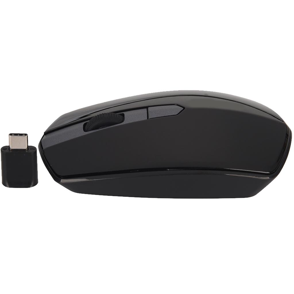 Wireless Mouse, Rechargeable Silent Optical Computer Mice with Type C Receiver,