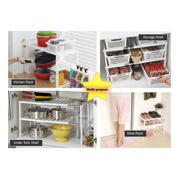 KỆ 2 TẦNG ĐA NĂNG - KỆ GẦM ĐỂ ĐỒ NHÀ BẾP