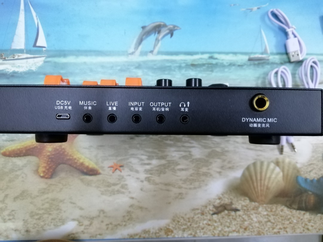 Sound card thu âm hát live stream AQTA V11