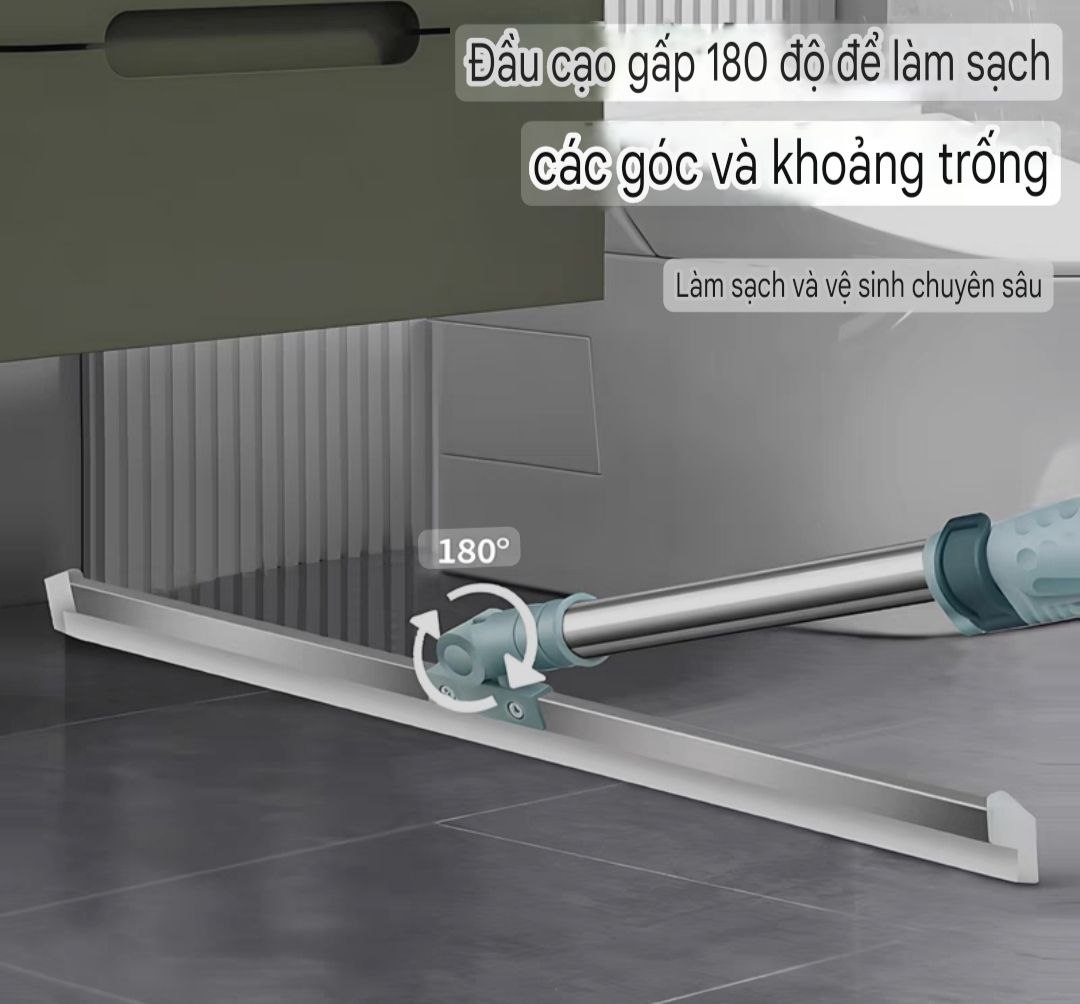 CÂY GẠT SÀN GẠT KÍNH SILICON 50CM CÁN DÀI ĐIỀU CHỈNH NGẮN DÀI CÂY GẠT SÀN GẠT KÍNH SIÊU SẠCH 2 IN 1