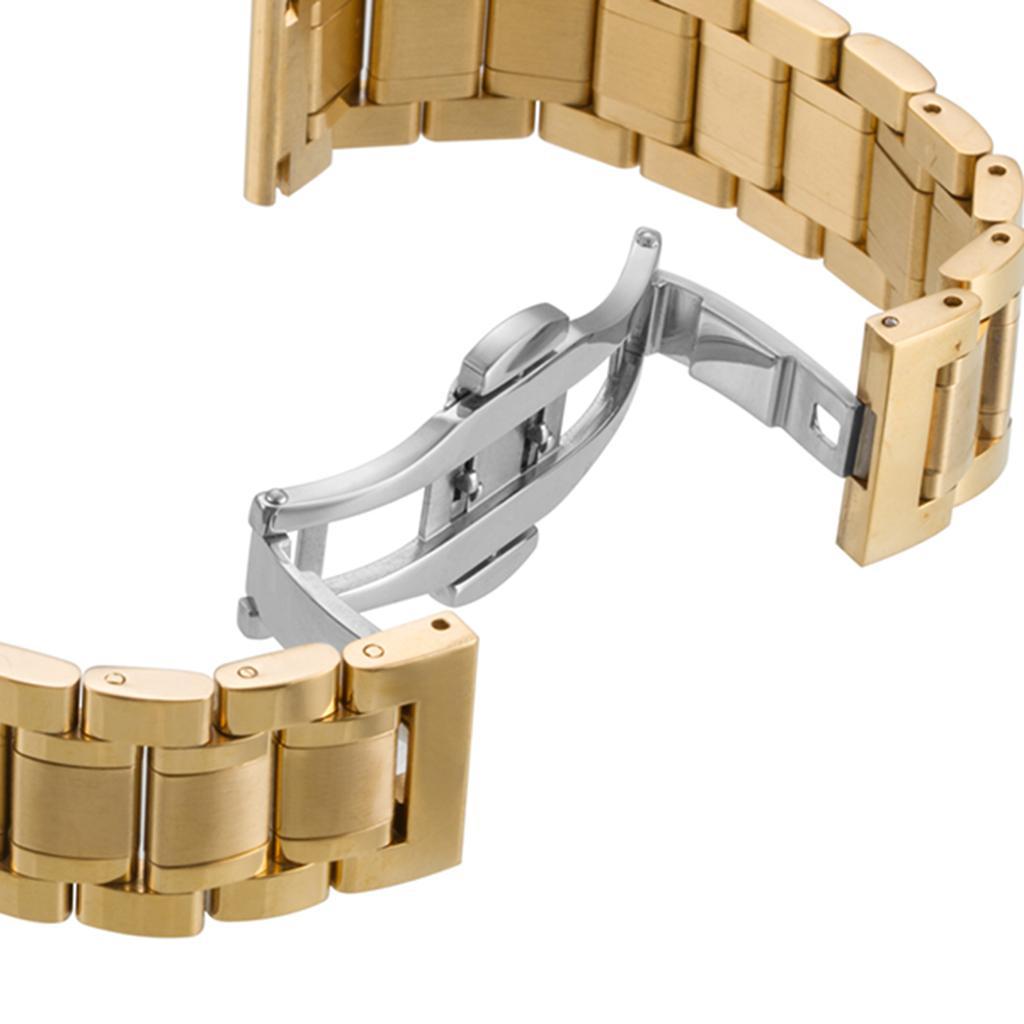 Stainless Steel Wristband and Butterfly Closure For for HUAWEI Watch