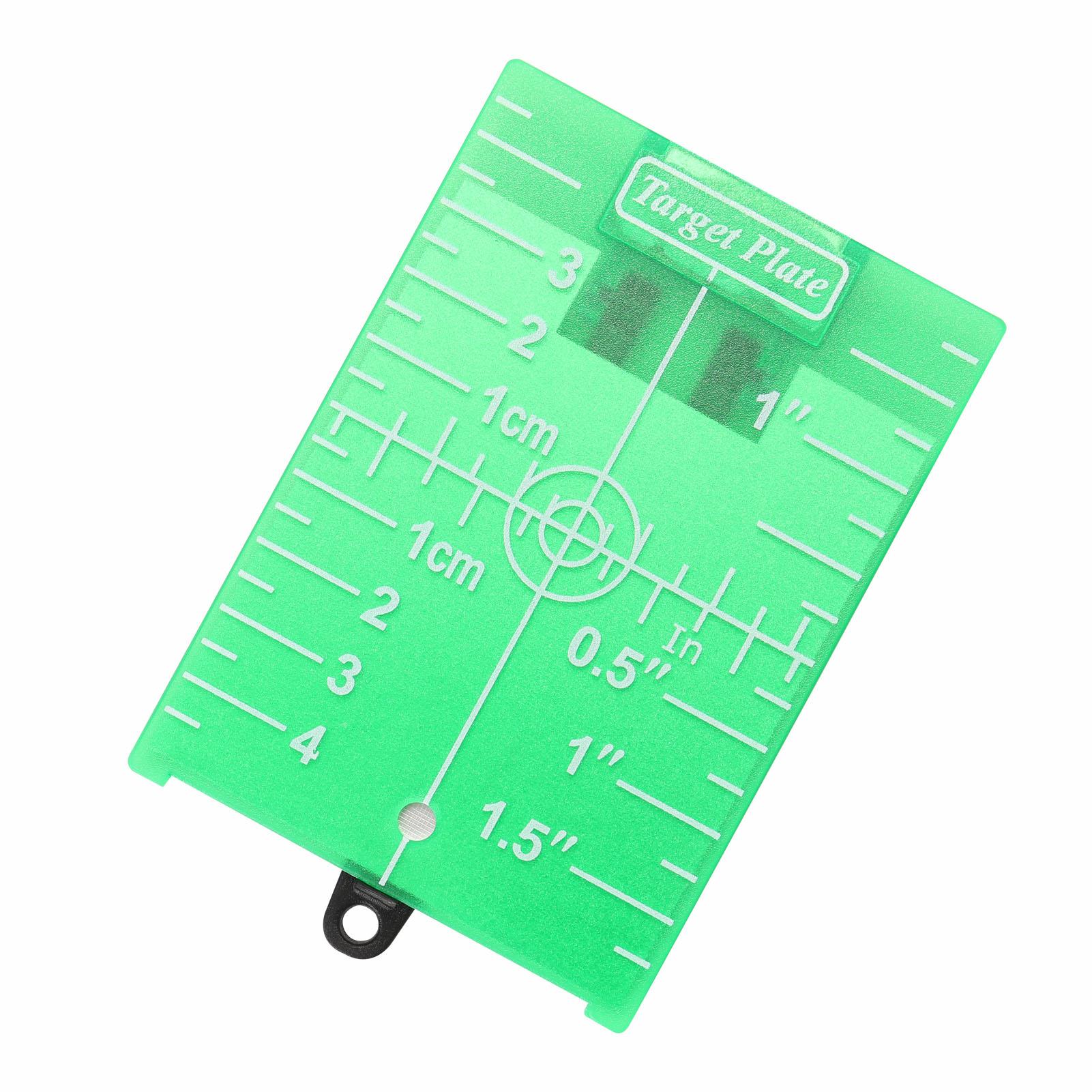 1 Pcs Plastics Laser Target Board Plate for Rotary Crossline Laser Level Distance Infrared Laser 2-line Level Meter to