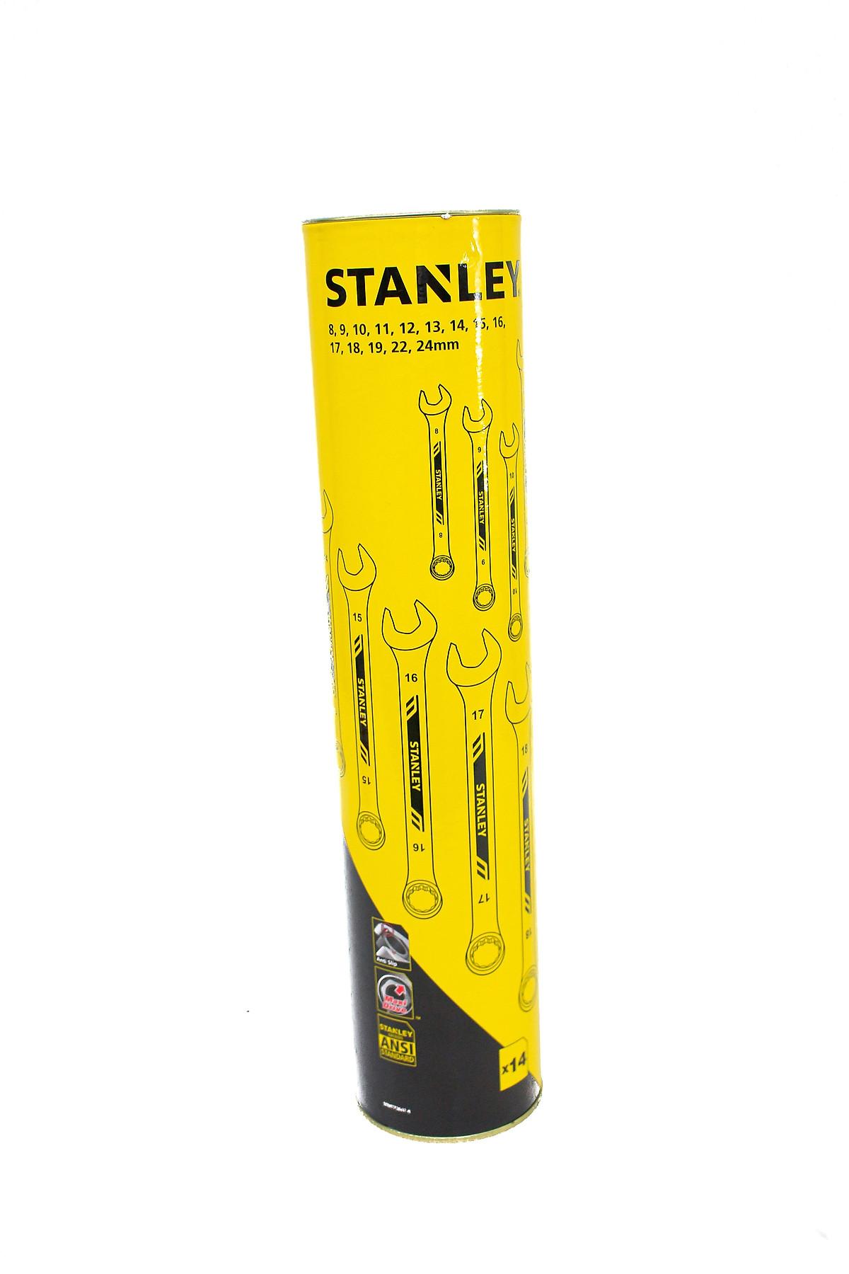 BỘ CỜ LÊ VÒNG MIỆNG 14 CHI TIẾT STANLEY STMT73647-8 - HÀNG CHÍNH HÃNG