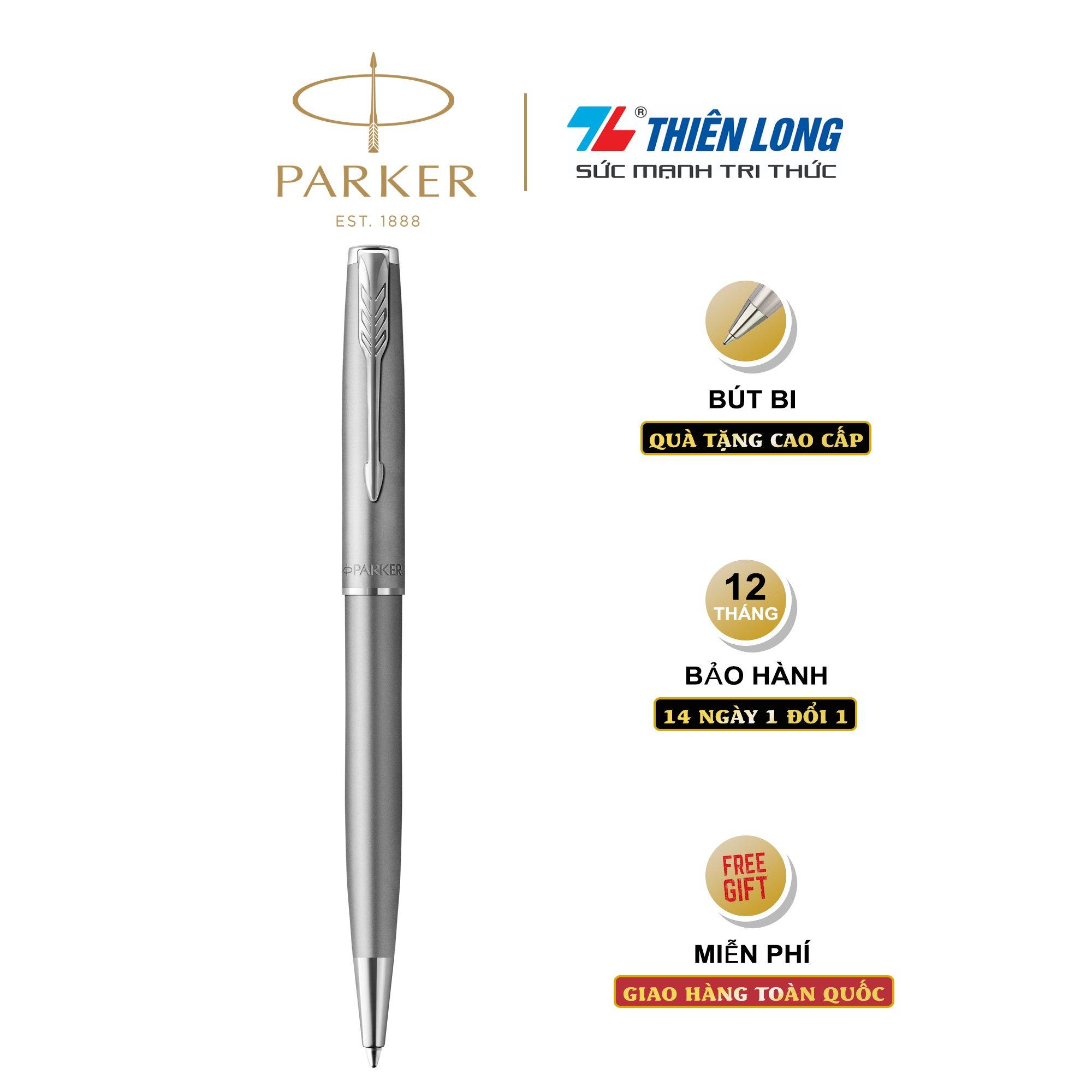 Bút bi cao cấp Parker SON X-SB StainSteel CT TB-2146880 - Thép không gỉ