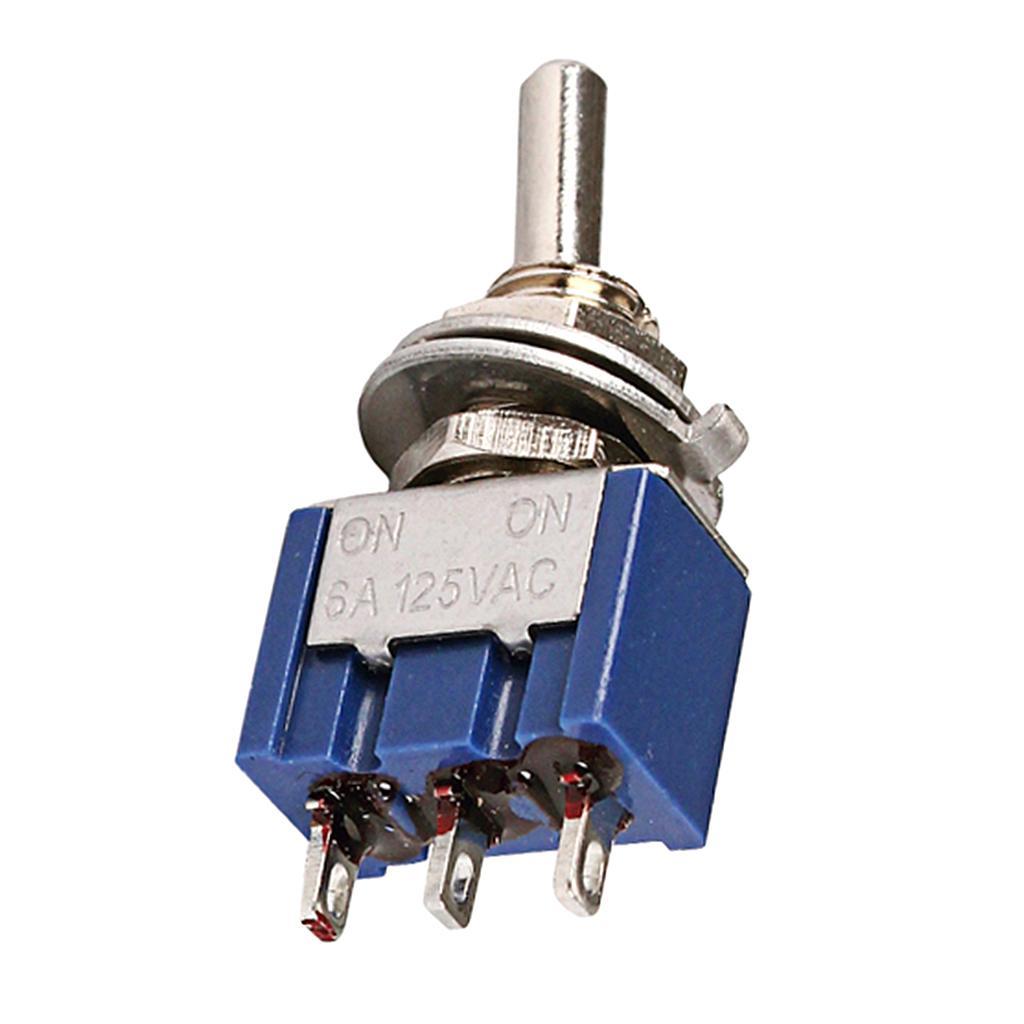 Copper On-On 2 Way SPDT  Round  for Guitar Bass Parts