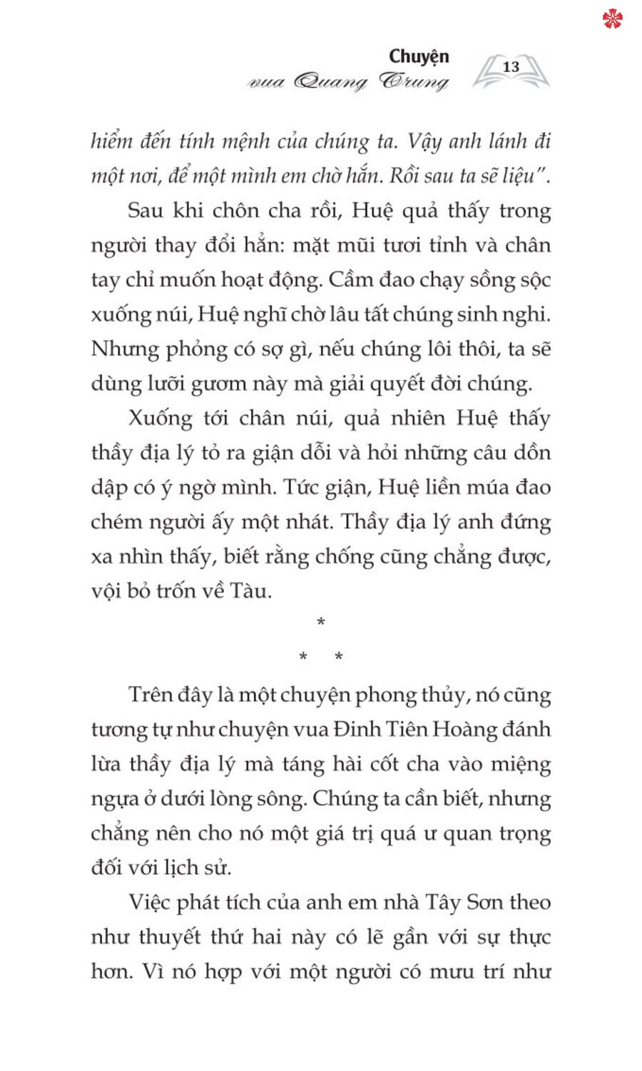 Chuyện Vua Quang Trung - bản in 2024