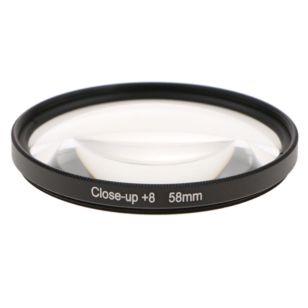 Close-up Macro Filter Ring +8 For Canon Nikon Pentax Sony Digital Cameras